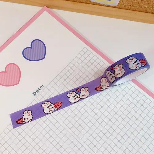 Washi Tape Conejo Amor Cinta Decorativa